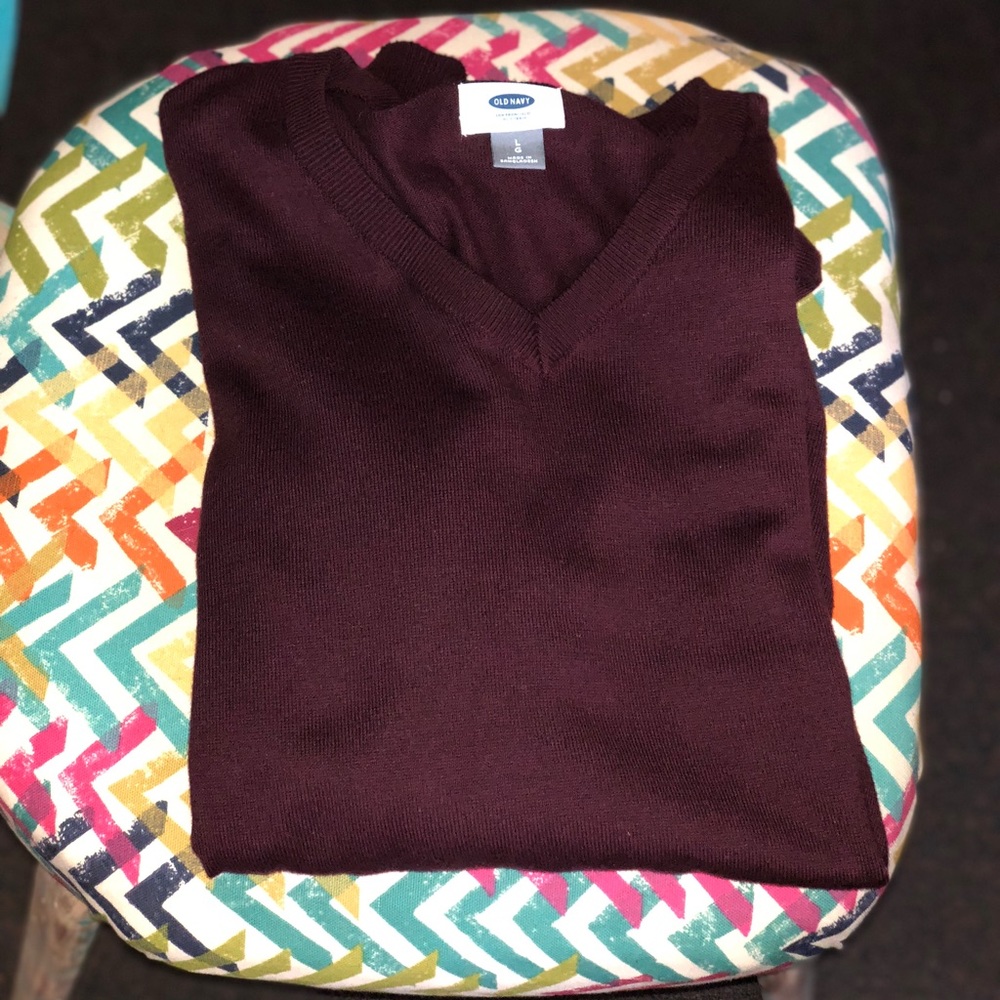 Casual Maroon Sweater